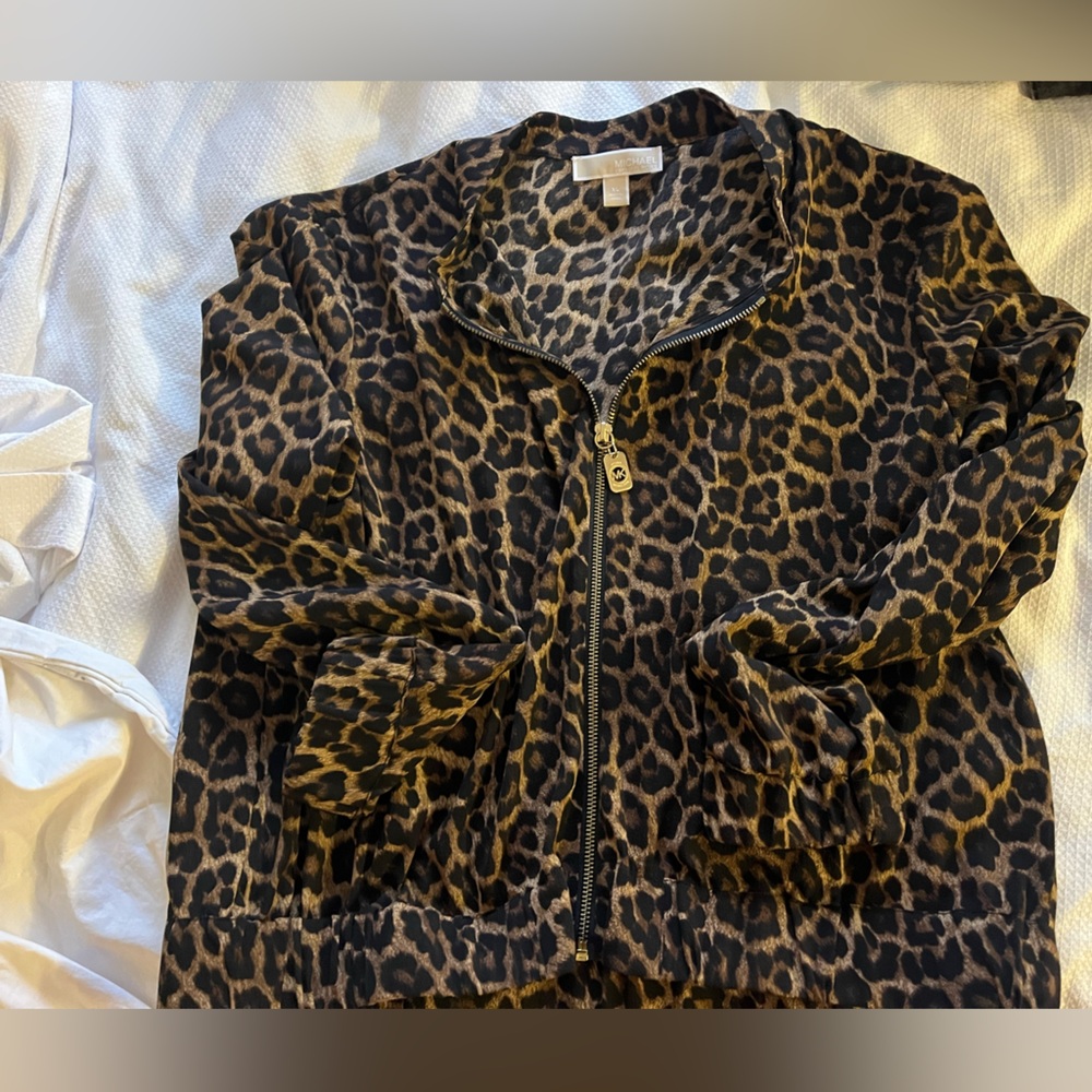 MICHAEL Michael Kors Animal Print Jacket